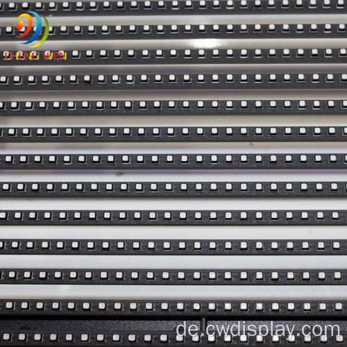 P3.91 - 7,82 transparentes LED -Bildschirm für Geschäfte